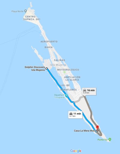 Casa to Dolphin Discovery