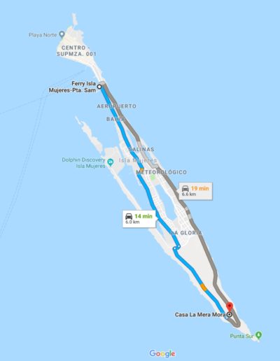 Casa to Ferry Terminal