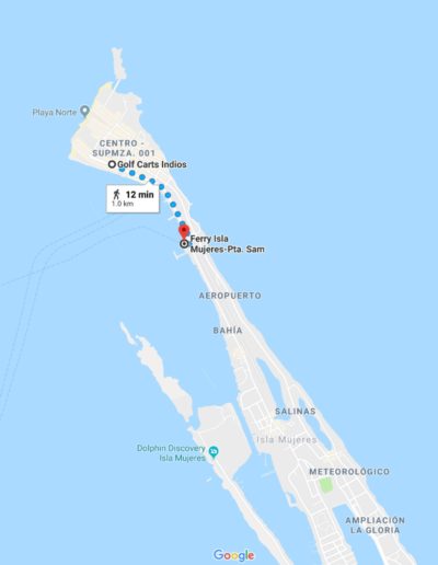 Ferry Terminal to Golf Cart Rentals